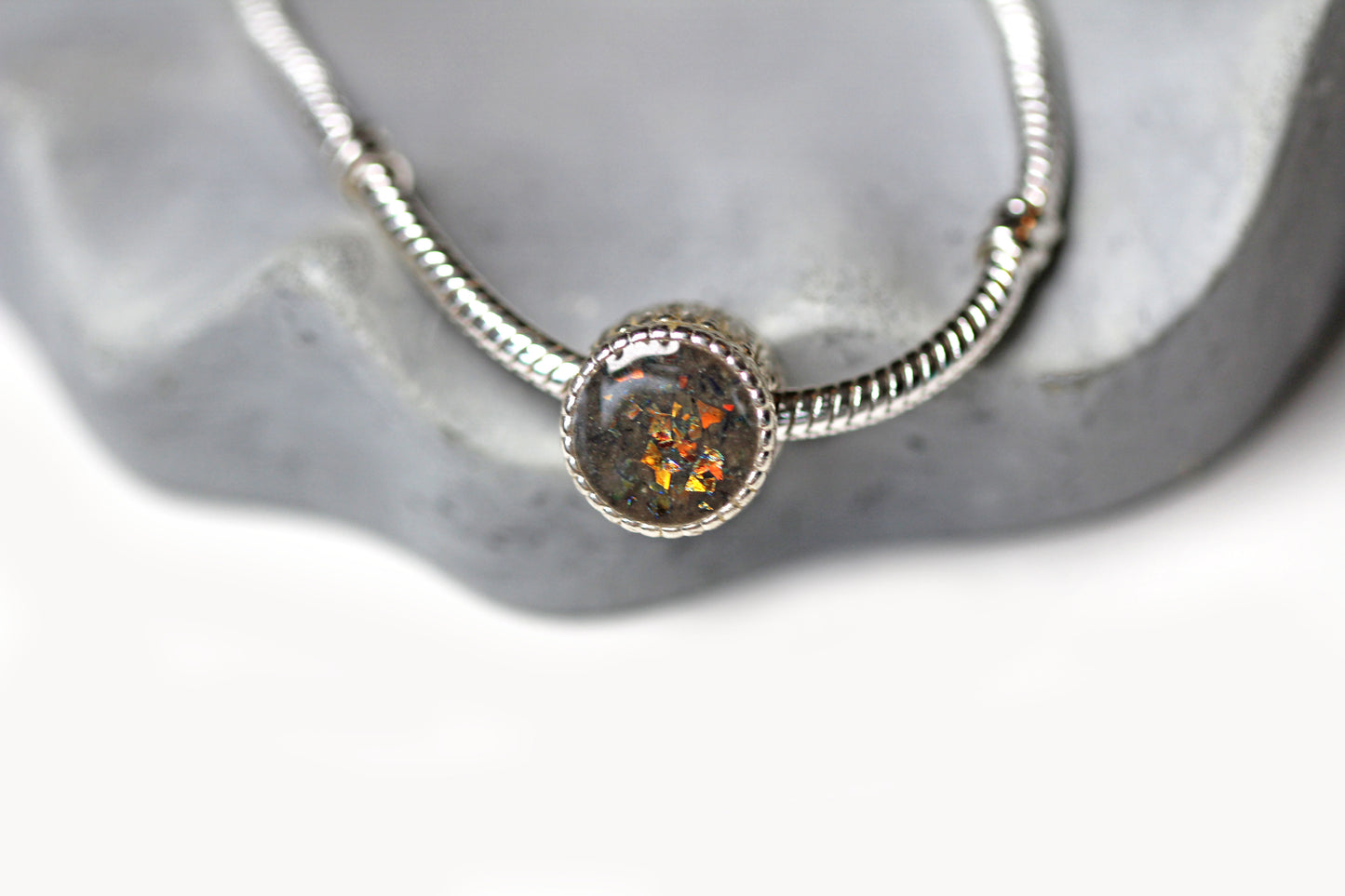Charm - Round Beaded