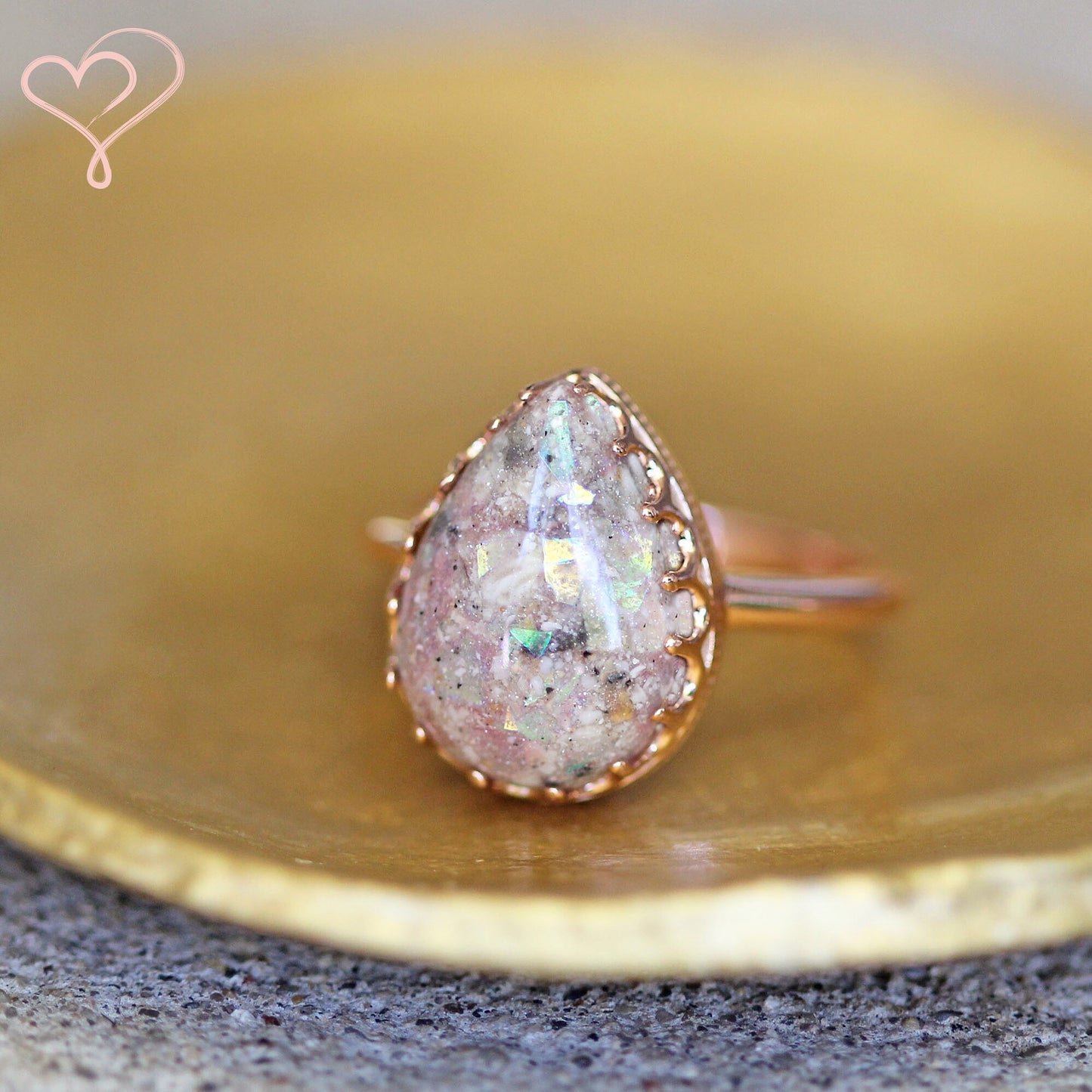 Heartlyn Pear Ring