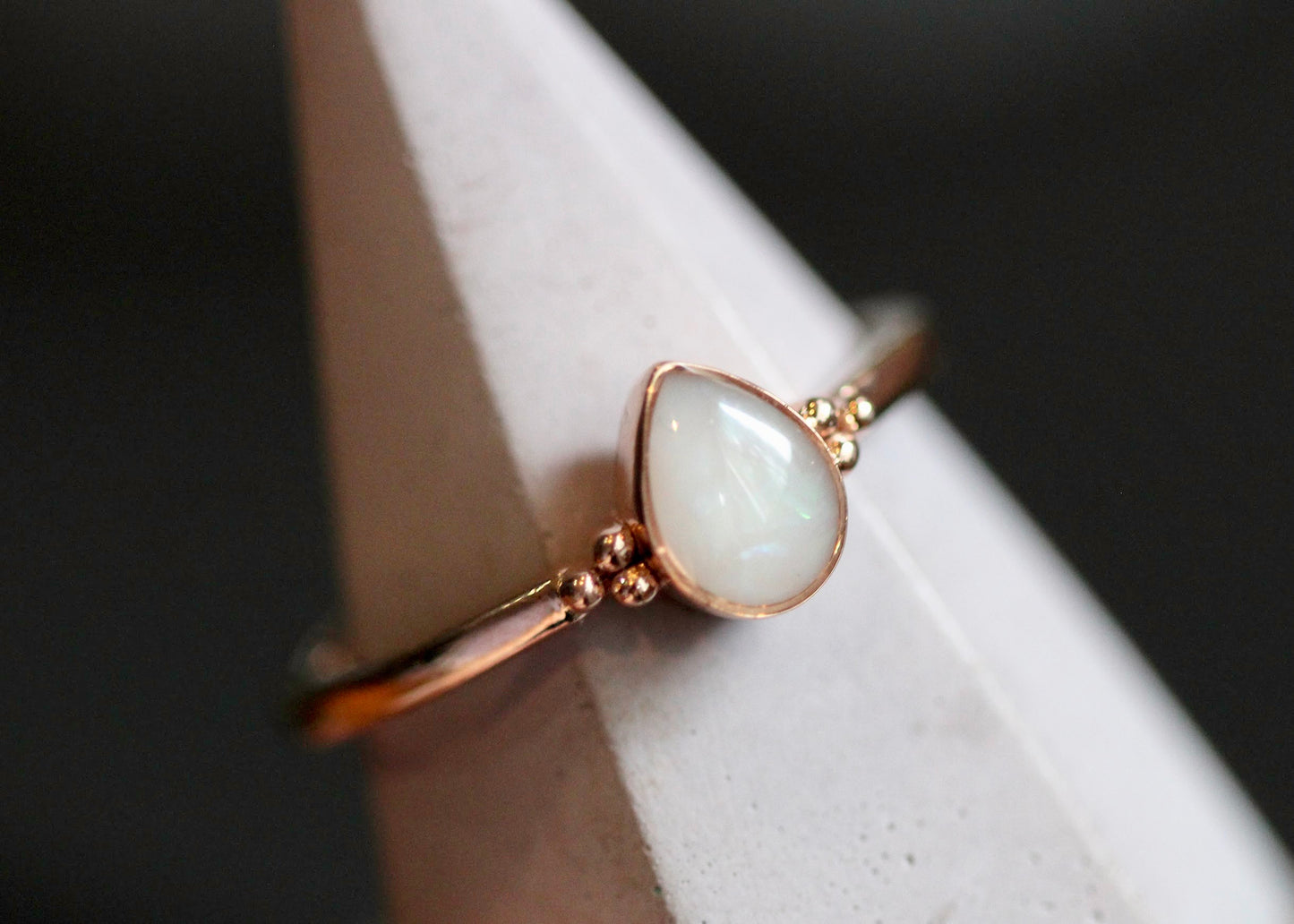 Mila Pear Ring - Petite