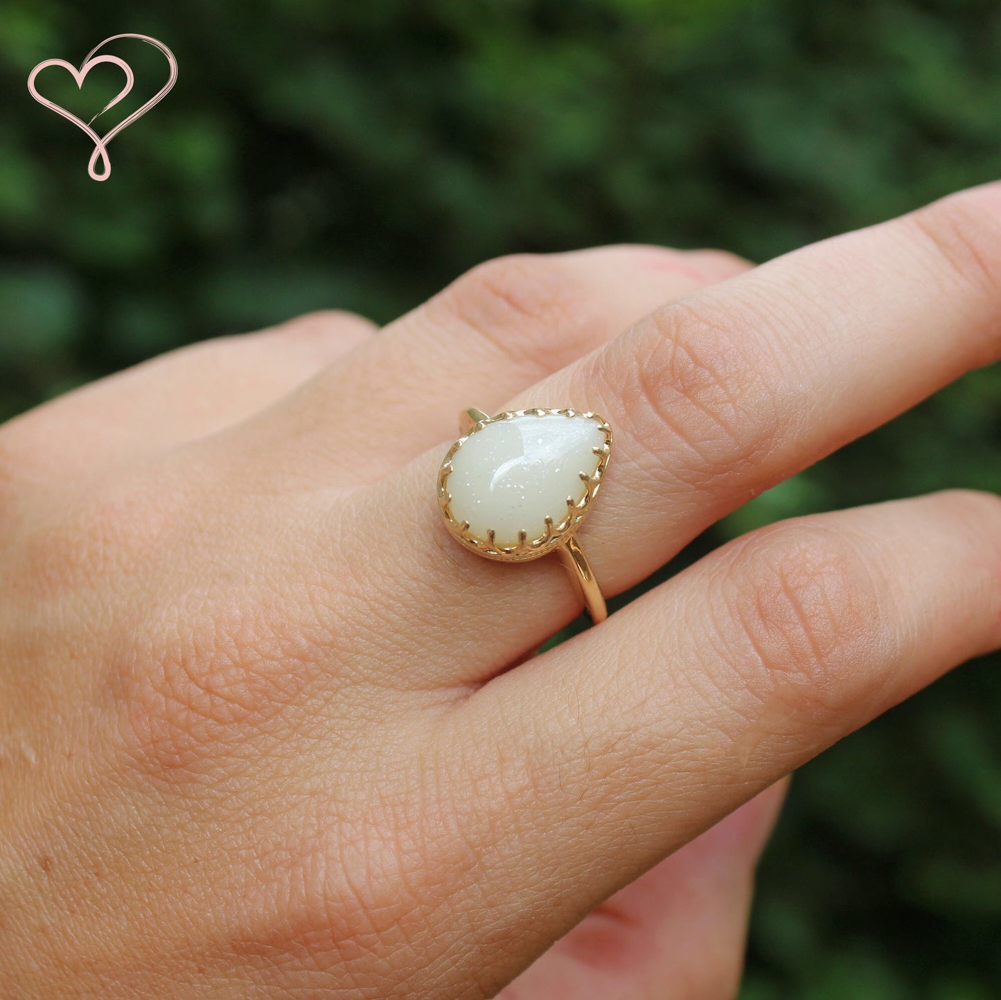 Heartlyn Pear Ring
